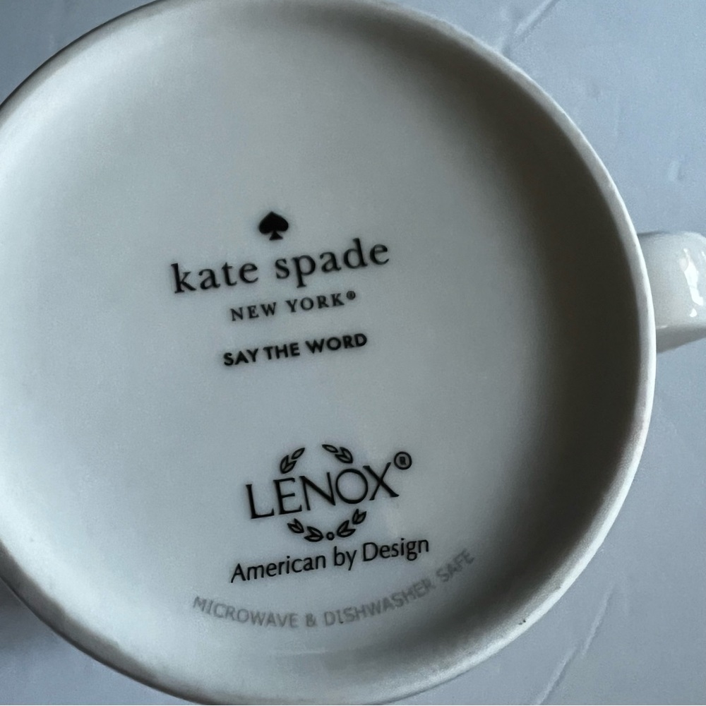 Kate Spade “Say The Word” Crossword Puzzle Mug by Lenox - Picture 5 of 9